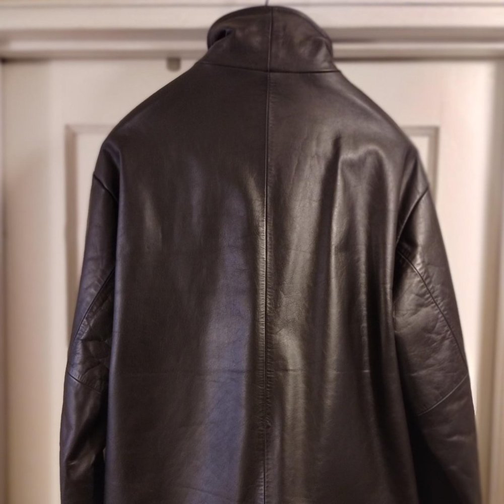 GAP - Leather Jacket - Brown - Size L - Picture 8 of 8
